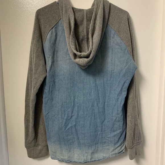 Denim/Sweatshirt Jacket - Picture 2 of 3